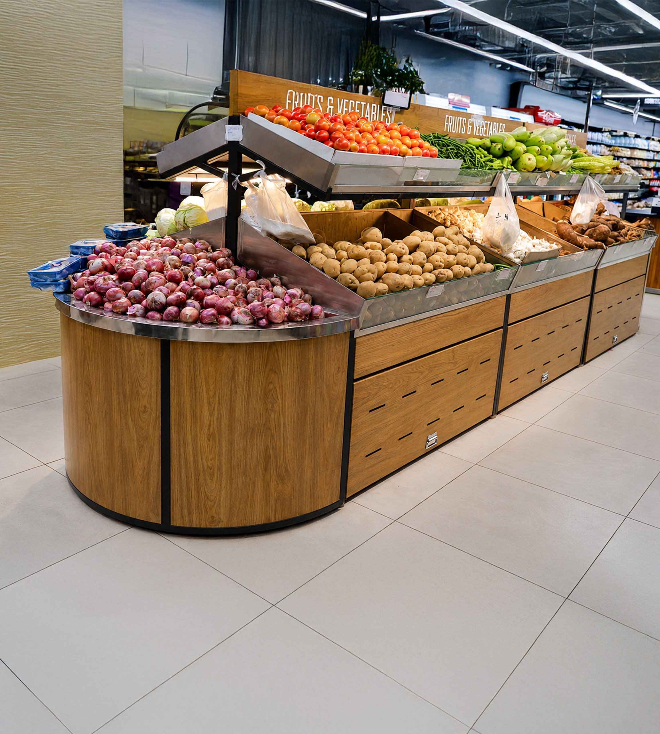 Supermarket Display Racks & Grocery Store Racks